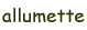 allumette